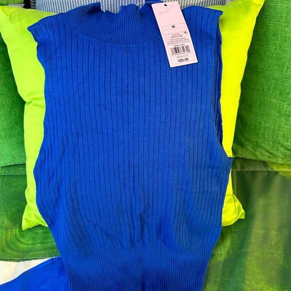 wild fable Tops - NWT - Women's Wild Fable Royal Blue Sweater Tank - Size Medium